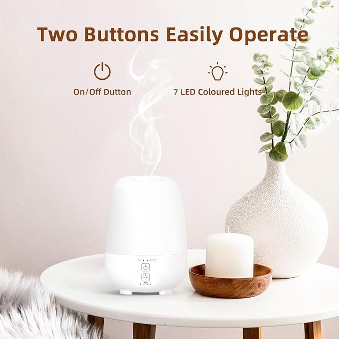 150ML Cordless Essential Oil Diffuser, Built-in 6000mAH Rechargeable Battery - Image 6