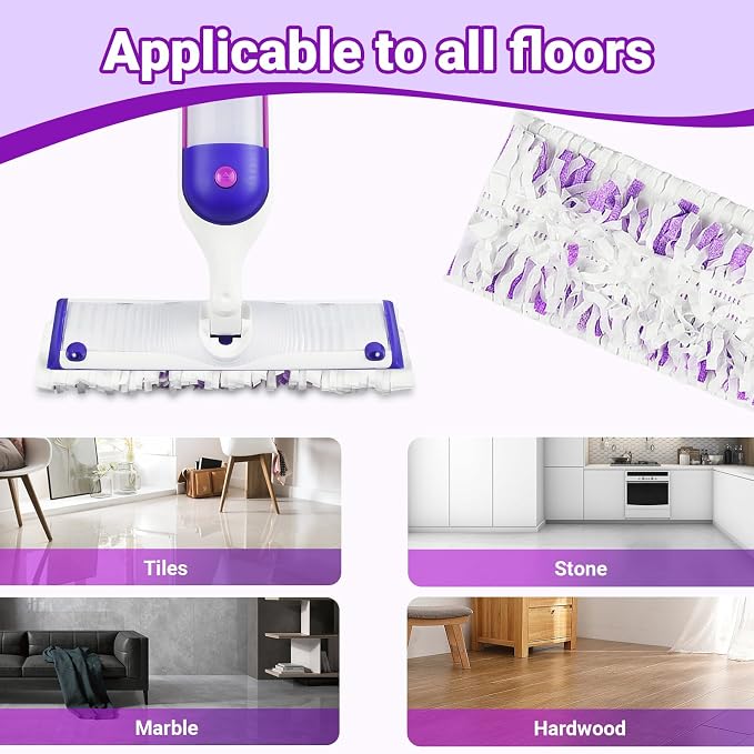 54 Count Disposable mop Pads Refills Compatible - Image 6