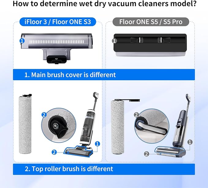 Roller Brush and Filter Replacement Compatible - Image 3
