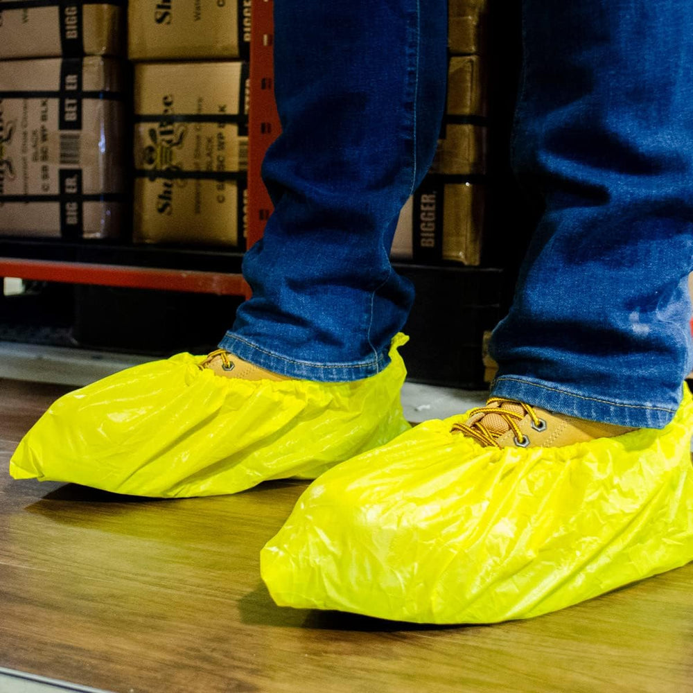 ShuBee Waterproof Shoe & Boot Covers Slip-Resistant Disposable for Plumbi...