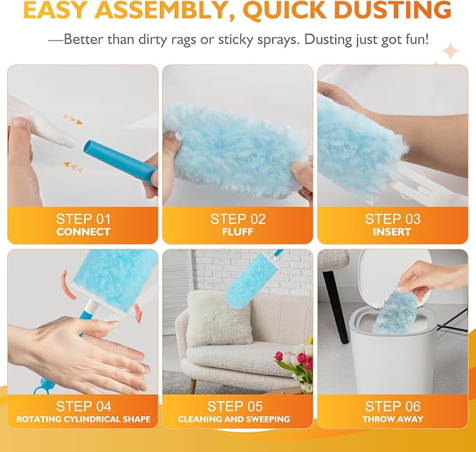 60ct 360° Heavy Duty Duster Refills Kit - Image 5