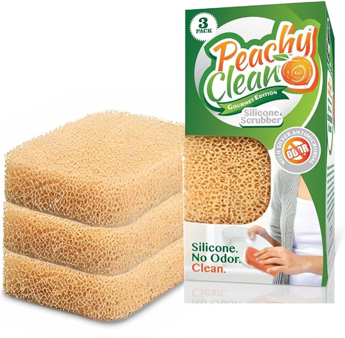 Peachy Clean Kitchen Scrubber Fragrance Free 3pk by PeachyClean