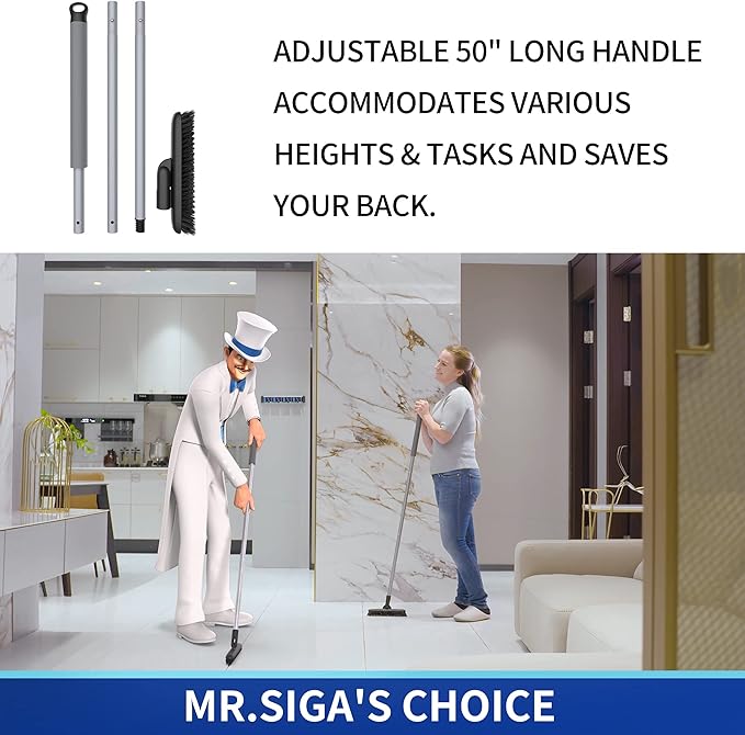 MR.SIGA Heavy Duty Grout Scrub Brush - Image 2