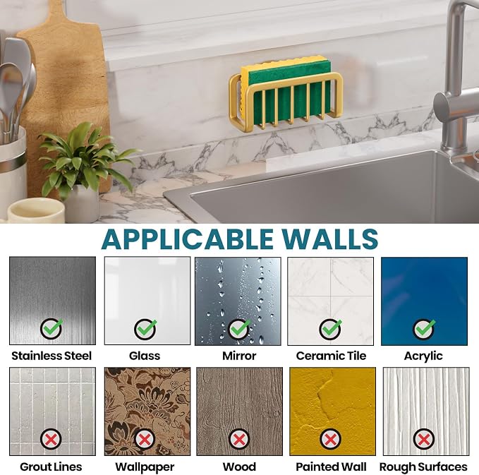 TAILI Sponge Holder for Kitchen Sink - Image 8