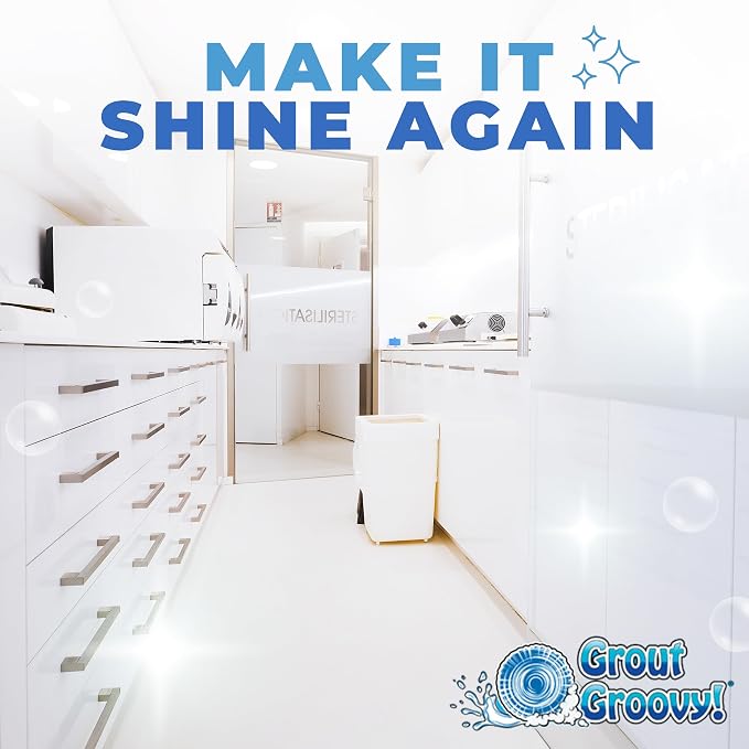 Electric Stand-Up Grout Cleaning Machine – Compact Lightweight Floor Scrubber - Image 7
