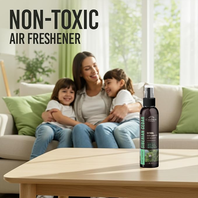 Non-Toxic Odor Eliminator, Natural Cedar Air Freshener Spray - Image 4