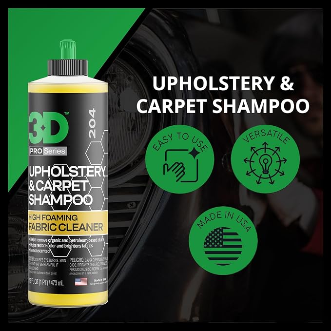 3D Upholstery & Carpet Shampoo - Image 5