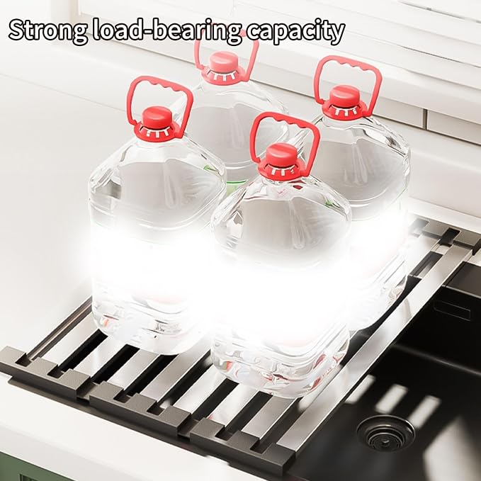 Foldable Dish Drying Rack, Over The Sink Dish Drying Rack ，Dish Drying mat，Dish - Image 3