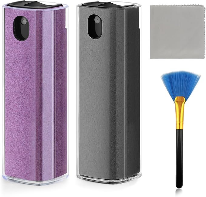 Fingerprint Proof Screen Cleaner, 3 in 1Touchscreen Mist Cleaner Spray Wipe by usefulpro