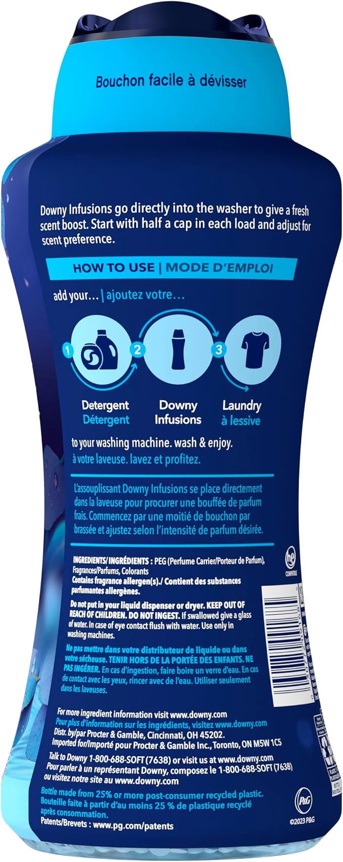 Downy Infusions In-Wash Laundry Scent Booster Beads, Crisp Rain and Blue - Image 7