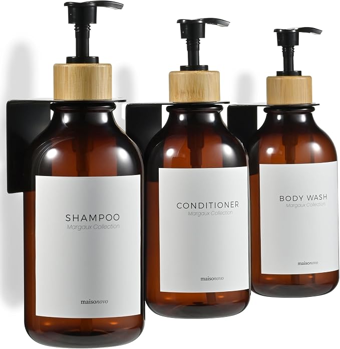 MaisoNovo Shampoo and Conditioner Dispenser by MaisoNovo-TheArtofSustainableLiving
