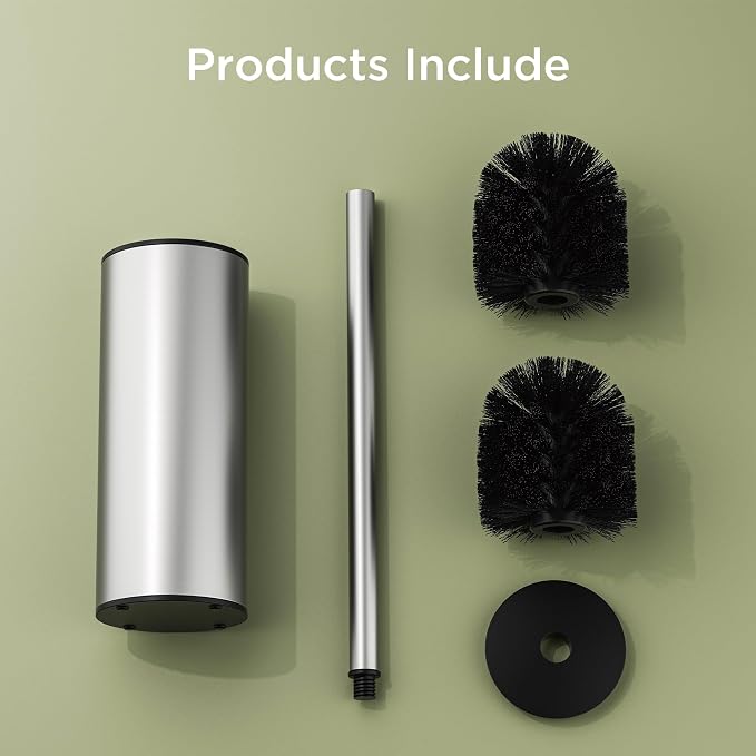 Toilet Brush and Holder Set, Toilet Bowl Brush - Image 7