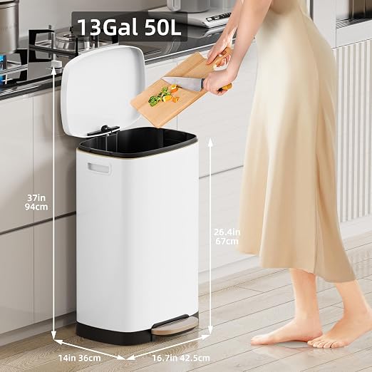 KUK 13 Gallon Kitchen Trash Can - Image 2