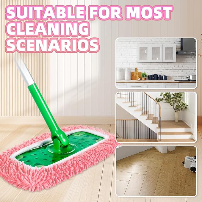 8 Pack Reusable Mop Pads Compatible - Image 4
