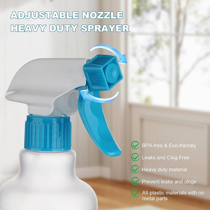 Spray Bottles 16.9oz/500ml Plastic Spray Bottle - Image 4