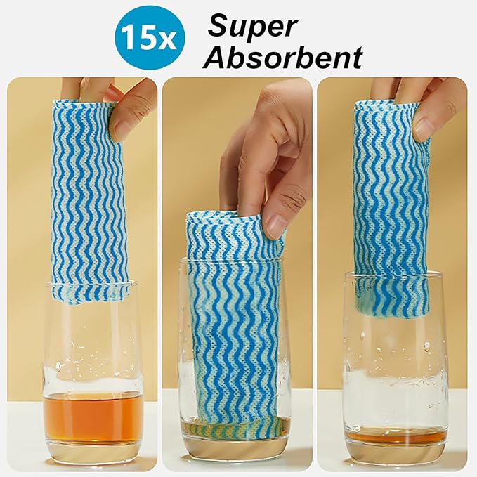 Disposable Cleaning Cloths Multi-Purpose Heavy Duty Disposable Dish Cloth Dish - Image 5