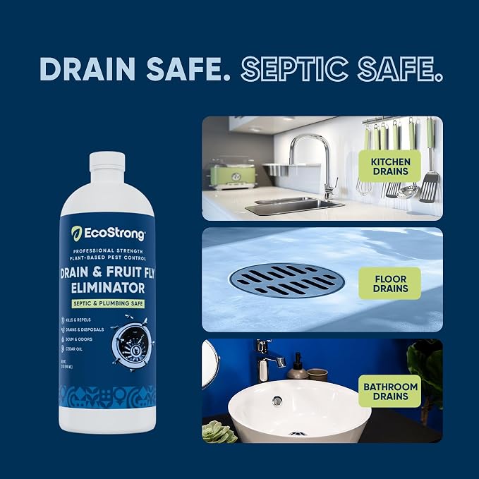 Fruit Fly Drain Treatment | Drain Fly Eliminator | Eliminates Gnats, Sewer - Image 6