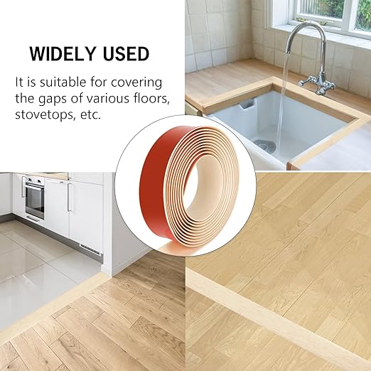 16.4Ft Floor Transition Strip Self Adhesive Vinyl Cover Floor Strip Flat - Image 5