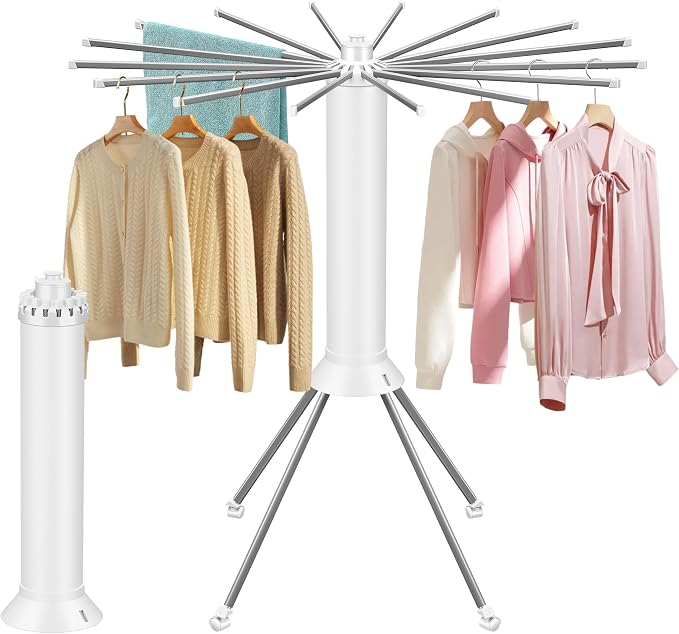 4-Legged Foldable Clothes Drying Rack by NEWHOUSEHOLDTOOLECOLOGY