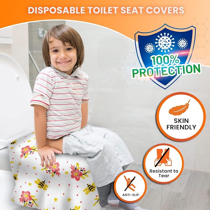 20 Extra Large Toilet Seat Covers Disposable - Image 2
