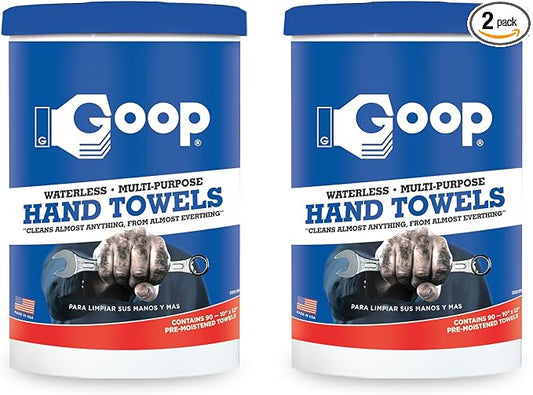 GOOP Multi-Purpose Waterless Hand Cleaner Towels by GOOP