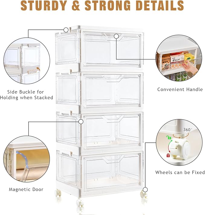 Collapsible Plastic Storage Bins - Image 7