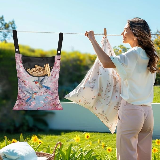Hummingbird Clothespin Bag - Image 2