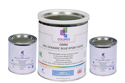 colored epoxies Dynamic Blue Epoxy Resin by ColoredEpoxies