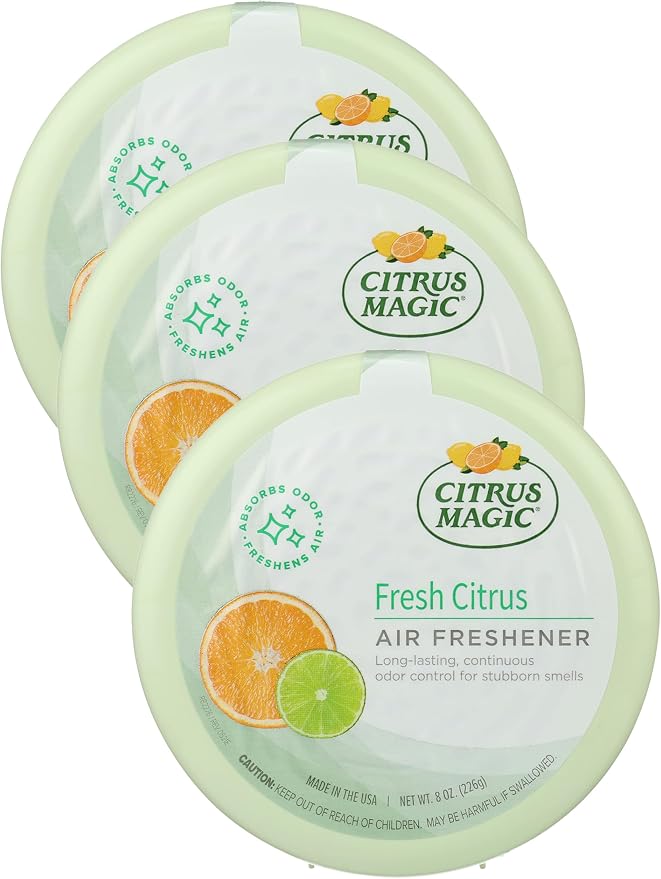 Citrus Magic Odor Absorbing Solid Air Freshener, Fresh Citrus by CitrusMagic