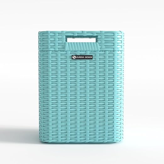 Ypati Handwoven 4 Gallon Rattan Trash Can by EUREKADESIGN