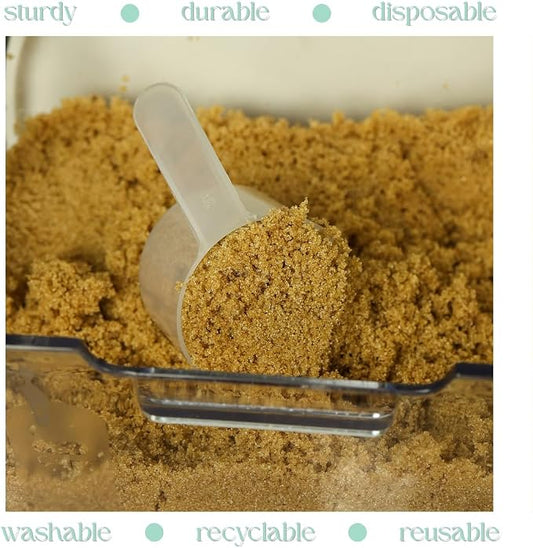 4 Pack – 1 Teaspoon Plastic Measuring Scoop – 5cc / 5ml / 1 tsp - Image 2