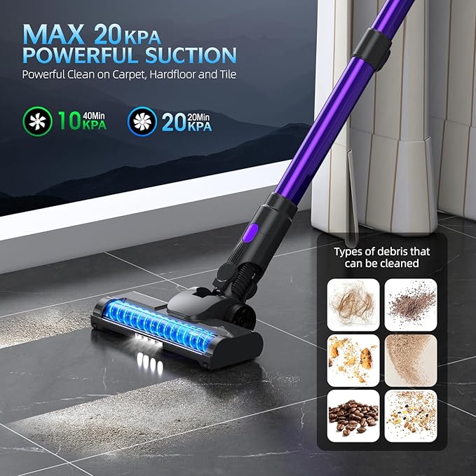 Cordless Vacuum Cleaner, Stick Vacuum - Image 2