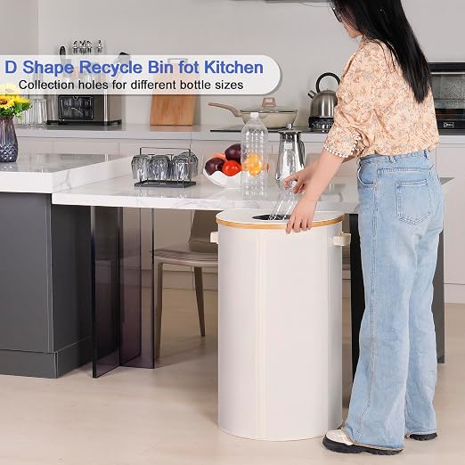 Efluky Recycling Bin 100L, 26 Gallon, Oxford Fabric, 17.32"L x 12.9"W x 11.46"H - Image 4