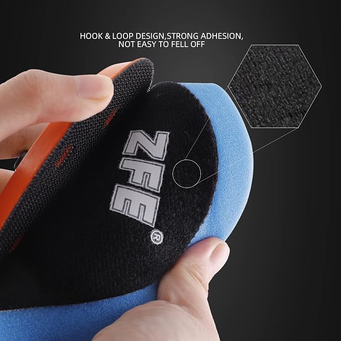 Buffing Polishing Pads, ZFE 7Pcs 5" Waffle Foam Buffing Pads Polishing Pads - Image 6