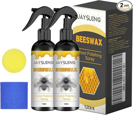 2PCS Natural Beeswax Care Spray & Restorer, The Original Beeswax Spray by NUOKOU