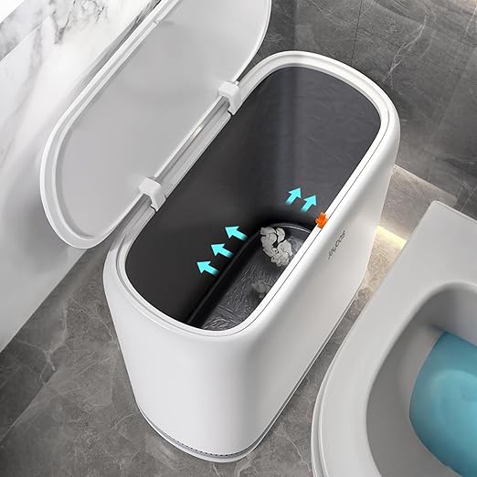 JOYBOS Bathroom Trash Cans, Adsorption Garbage Can by JOYBOS