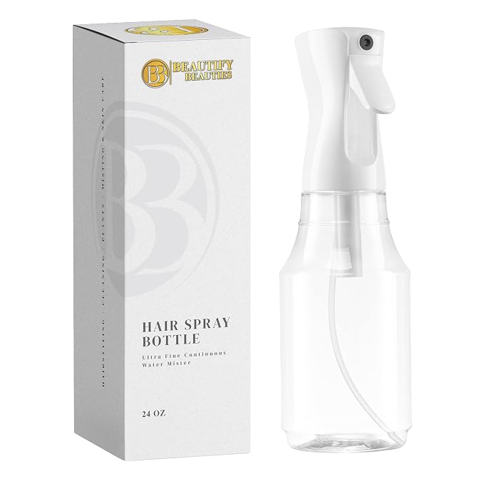 BeautifyBeauties Spray Bottle For Hair – Continuous Mister Spray Bottle for by Beautify+Beauties