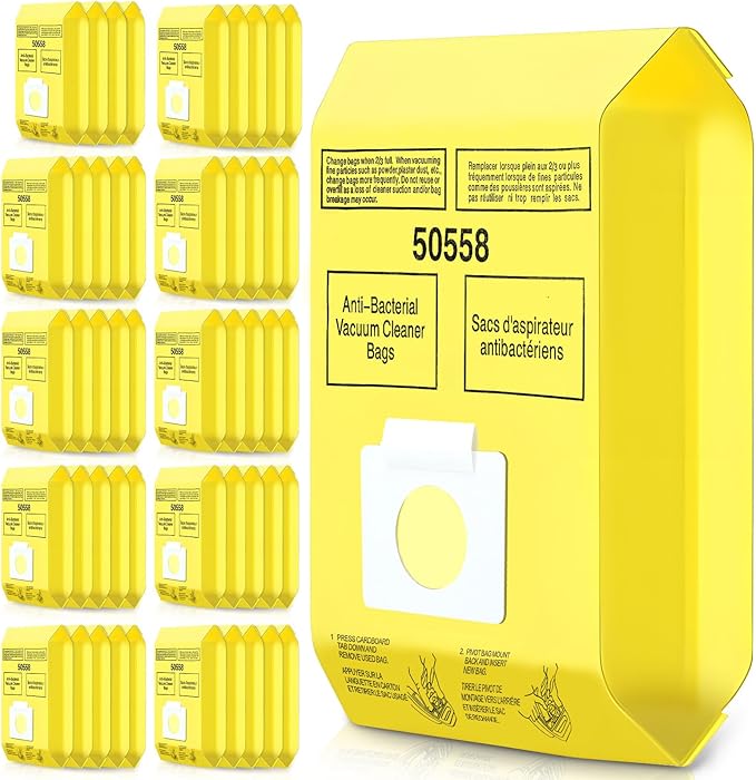 50 Pack Vacuum Cleaner Bags Fit by DTESL