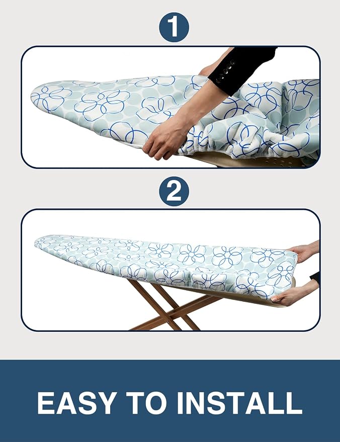 Ironing Board Cover and Pad, Resist Scorching and Staining, 15x54 Reflective - Image 5