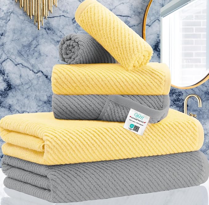VOOVA & MOVAS Towels for Bathroom, Bath Towels by VOOVAMOVAS