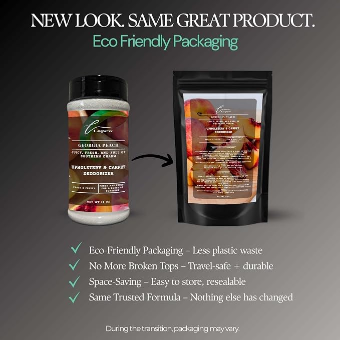 Georgia Peach Carpet Freshener Powder: Powerful Odor Eliminator - Image 2