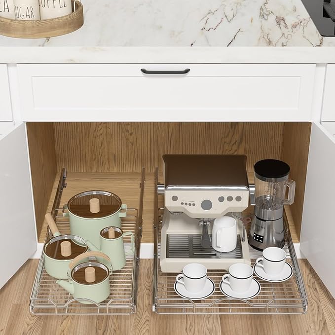 OCG Pull Out Cabinet Organizer, Pull out Shelves - Image 4