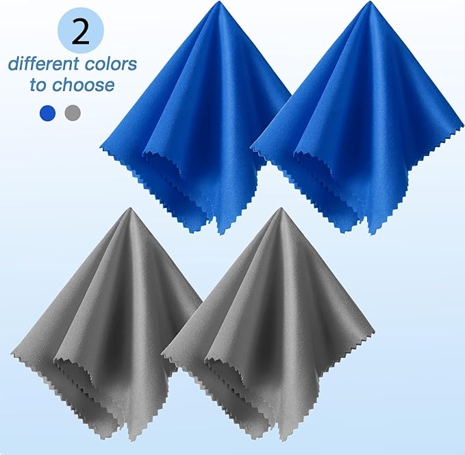 Frienda 12 Pack Large Microfiber Glass Cleaning Cloths 12 x 12 Inch Oversized - Image 3