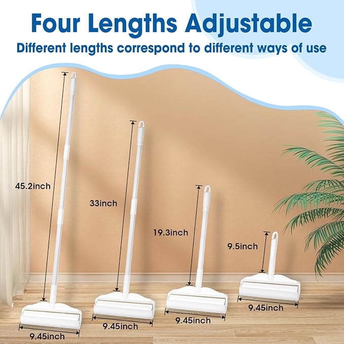 AZEN Large Lint Rollers for Pet Hair, Extra Sticky, 9.45 in Rollers for Floor - Image 3