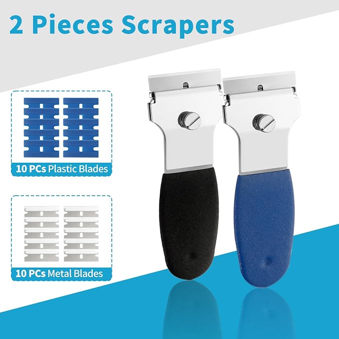 2 Pack Razor Blade Scraper, - Image 7