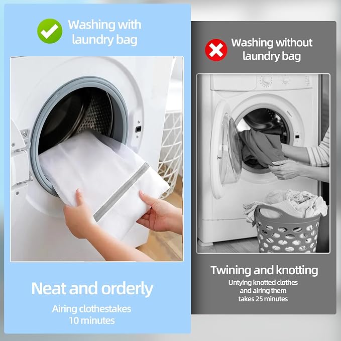 Mesh Laundry Bags, Mesh Wash Bags, Durable Mesh Structure - Image 6