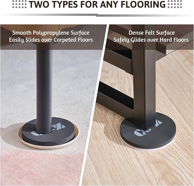 CO-Z Felt Furniture Sliders - Image 2