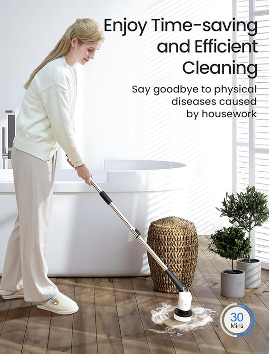 Electric Spin Scrubber, 2025 New Cordless Shower Cleaning Brush - Image 2
