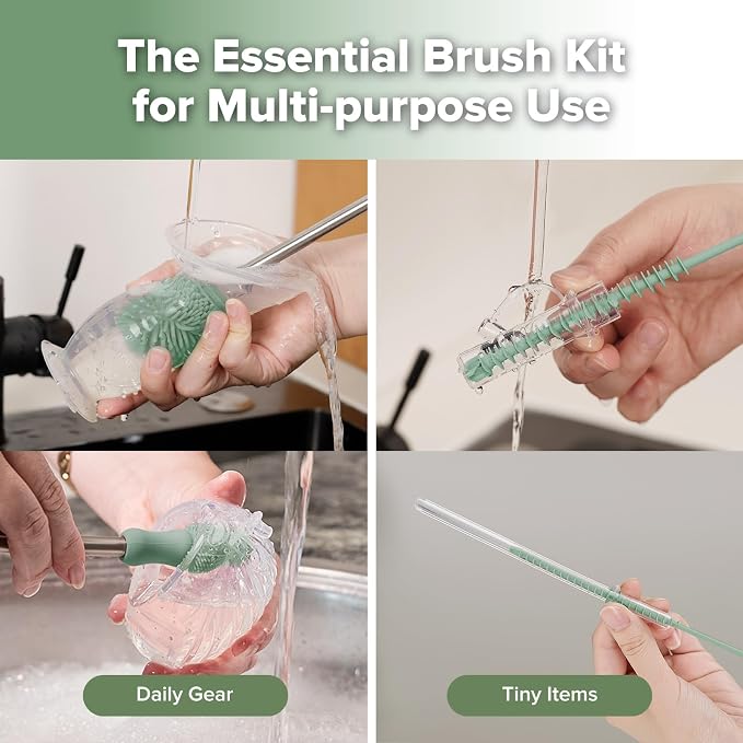 haakaa Silicone Cleaning Brush Kit - Image 2