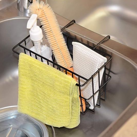 Kitchen Sponge Holder, Dish Brush Holder, Slim Sink Organization/Draining by Unknown